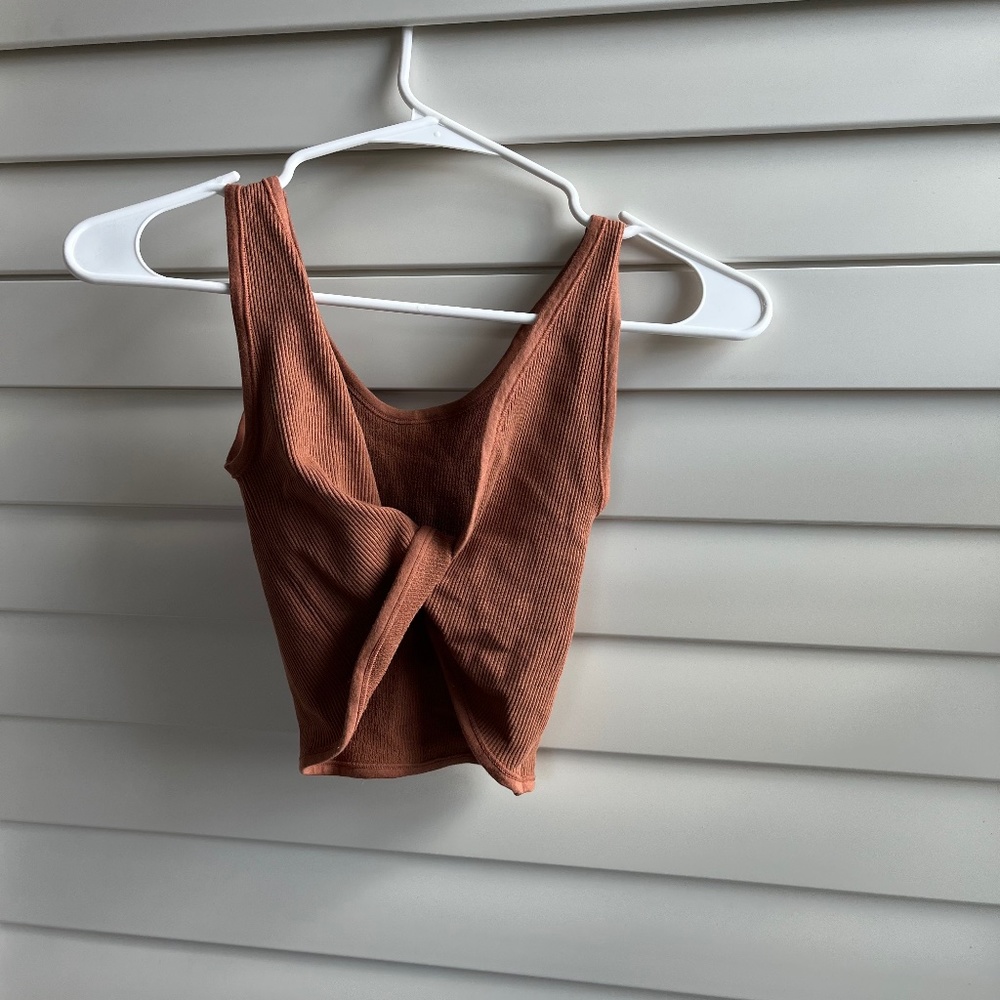 Urban Outfitters Out From Under Twist Tank in Brown